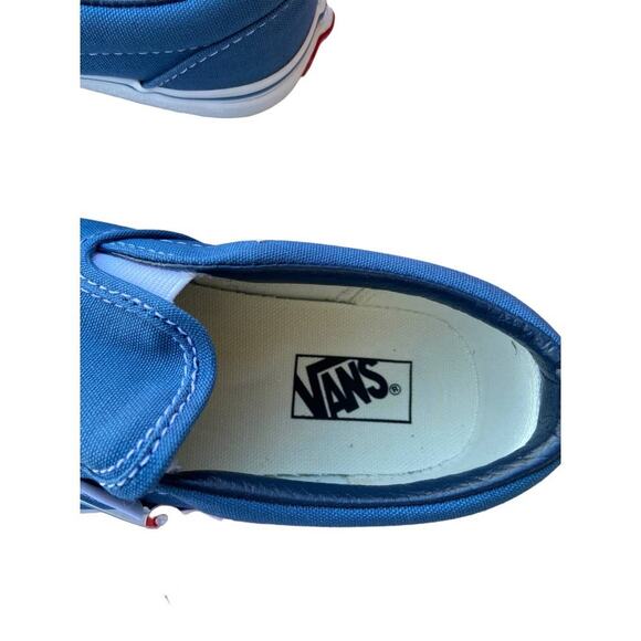 Vans Classic Slip On Blue/Wht Youth‎  3.    NWT - Picture 6 of 7